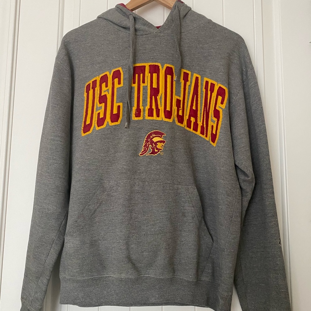 Grey USC Trojans hoodie